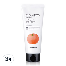 TONYMOLY 紅葡萄柚滋潤洗面乳, 180ml, 3入