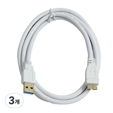 USB 3.0 A-Micro B 傳輸線, 3個, 2m
