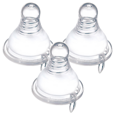 Simba 小獅王辛巴 超柔防脹氣標準圓孔奶嘴 S, 0個月以上, 3個