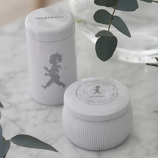 SOLSTICKAN 蠟燭火柴禮盒組, 香氛蠟燭, 火柴金屬罐, 白尤加利