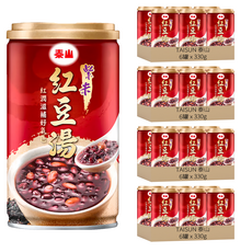 TAISUN 泰山 紫米紅豆湯 6罐, 1.98kg, 4組