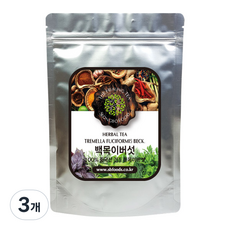성보식품 백목이버섯, 100g, 3개