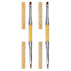 MEIBROWN 雙頭筆刷 壓克力筆 + 平筆 MBN001-2, 混合顏色, 2套