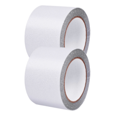 AHOYE 寬版透明金剛砂防滑膠帶 5x500公分 止滑貼條 Set 2, 1組