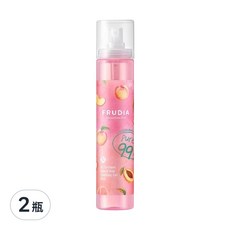 FRUDIA 友肌舒果 蜜桃舒緩保濕露噴霧 99%水蜜桃鮮果水 滋養蜂蜜植萃防護罩專利, 125ml, 2瓶