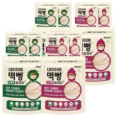 Naeiae 孩童米餅6件組, 甜南瓜口味+地瓜口味, 180g, 2組