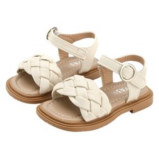 Rabbit Foot 女童格子編織涼鞋