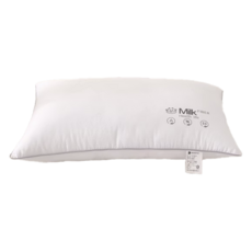 Ishur 伊舒爾 牛奶羽絲蛋白枕 100%棉表布 100%聚酯纖維填充, 1個
