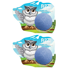 Saboo 泡沫沐浴球 OWL'S OPULENT OASIS 貓頭鷹的華麗綠洲 內附驚喜小公仔, 2顆, 100g