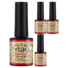 유키 프리미엄 컬러젤네일, 047호 리얼골드, 10g, 4개