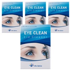 바이오옵틱스 아이클린 리드클리너 눈꺼풀세정제 30p, 60ml, 4개