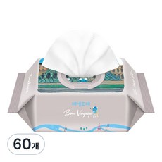 페넬로페 본보야지 루브르 휴대용 물티슈 캡형, 70g, 20매, 60개