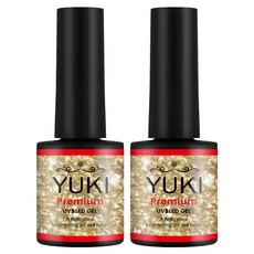 유키 프리미엄 컬러젤네일, 047호 리얼골드, 10g, 2개