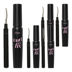 ETUDE 捲翹定型睫毛膏 8g + 睫毛梳組合, 5個, 04束感豐盈