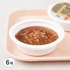 짱죽 12개월부터 이유식 덮밥소스 안심짜장소스, 100g, 6개, 짜장