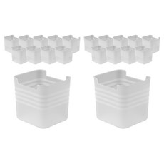 Grid Up 多功能收納 食品儲藏室 冰箱 浴室 整理託盤, 不透明, 20個