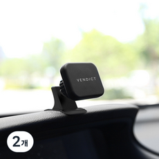 VENDICT 貼片式磁吸車用支架, 2個, 黑色