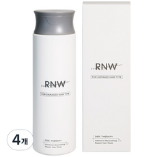 알엔더블유 더 테라피 인텐시브 너리싱 리페어 손상모 영양 헤어마스크, 250g, 4개