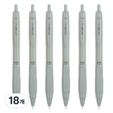 자바펜 제트라인 biz 빈티지 펜 0.7mm, 그린, 18개