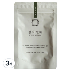 앵강다원 봄의 말차, 100g, 3개, 1개입