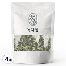 순수다함 녹차잎, 100g, 1개입, 4개