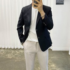 아도르클래식 남자 시크 4컬러 반밴딩 봄 여름 가을 프리미엄 자켓