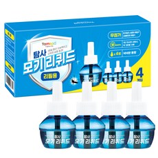 탐사 45일 지속 모기 리퀴드 리필 29ml, 4개