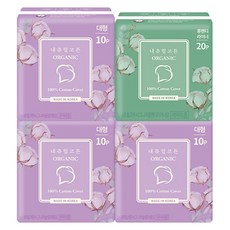 Natural Cotton 超薄衛生棉 大 3袋+加長型護墊, 1組
