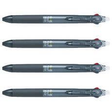 PILOT 百樂 2色按鍵摩擦筆 0.38mm, 灰色, 4支