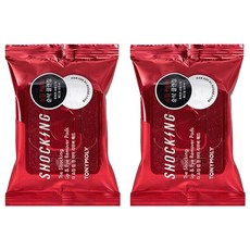 TONYMOLY The Shocking 眼唇卸妝棉, 溫和護理眼周唇周, 55g, 30片, 2包