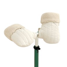 my little daisy 幼兒滑板車手套 暖手套 雙手組, 象牙白, 1套