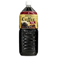無糖美式咖啡, 2L, 1瓶