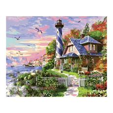 ArtLife 藝術生活 數字油畫DIY 海邊的曼徹斯特 65 x 50cm, 1個