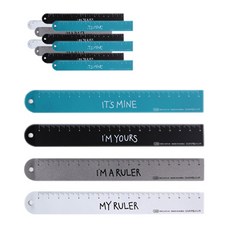 쓰임앤끌림 스틸자 16cm, 랜덤 발송, 14개입