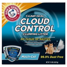 ARM&HAMMER 貓砂 Clump & Seal 有效減少皮屑 7天無臭 多貓適用 低敏, 頂級低敏, 8.62kg, 1盒