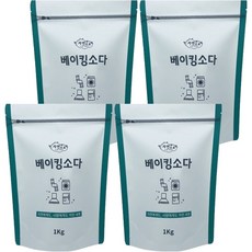 自然小蘇打, 1kg, 4個