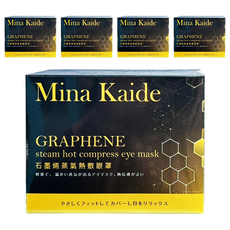 Mina Kaide 石墨烯蒸氣熱敷眼罩 超導奈米 恆溫熱敷 方便攜帶 輕薄貼合 薰衣草香, 7個裝, 5盒