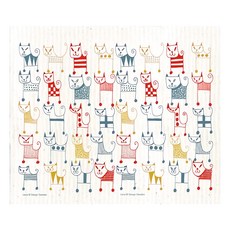 e.spongewipe 環保萬用擦拭布 L(30.4 x 25.7cm), kata kata 貓, 1條