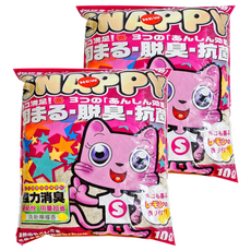 SNAPPY 細貓砂 凝結力強 低粉塵 香氛顆粒, 檸檬香, 10L, 2包