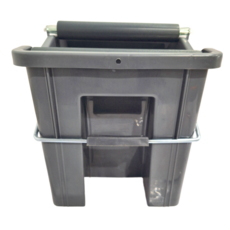 巧巧 速立潔拖把擰乾桶 35 x 32 x 31cm, 1個, 灰色塑膠