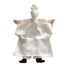 A-ONE 匯旺 DIY空白彩繪布袋戲偶 AE-TDT4, 小旦 白色, 1個