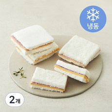 착한떡 백미샌드 햄치즈 (냉동), 100g, 2개, 4개입