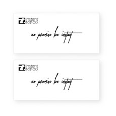 Instant Tattoo 即時紋身 2入, 承諾, 1個
