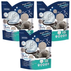 惜時 晶球奈米銀粒子貓砂, 無香味, 10L, 3包