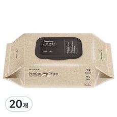 마더케이 프리미엄 물티슈 캡형, 75g, 70매, 20개