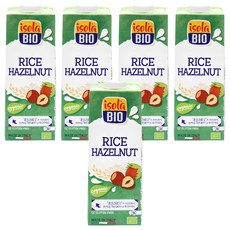 isola BIO 榛果米漿, 1L, 5瓶