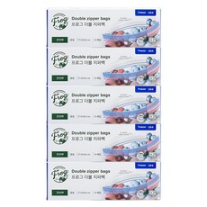 SINCERELY Frog 雙層夾鏈袋 冷凍用, 中(M), 15入, 5個