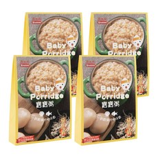 Nnutrinini 脆妮妮 寶寶粥 鈣質滿分吻仔魚, 新鮮蔬菜熬煮, 營養均衡, 鋁箔密封包裝, 保鮮隔絕細菌, 150g, 4盒