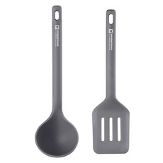 바겐슈타이거 에델 실리콘 키친툴 2종, 국자 + 뒤집개, 다크, 1개