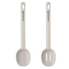 바겐슈타이거 에델 실리콘 키친툴 2종 세트, 볶음스푼 + 투홀볶음스푼, 라이트, 1개